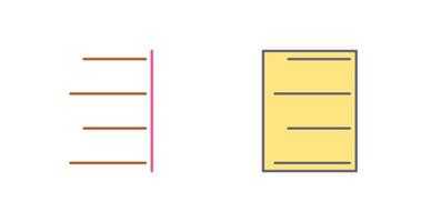 Unique Right Align Icon Design vector