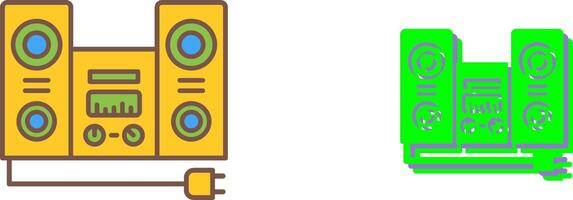 Stereo Icon Design vector