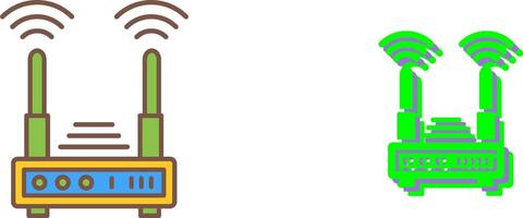 Router Icon Design vector