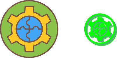 Solution Icon Design vector