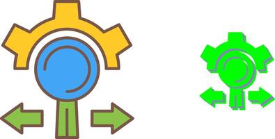 Research and Development Icon Design vector