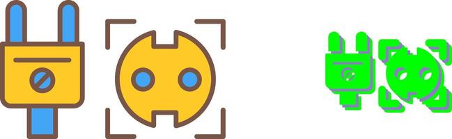 Socket Icon Design vector