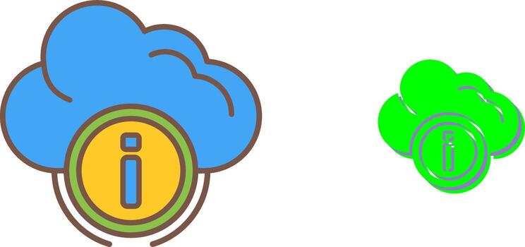 Cloud Computing Icon Design vector