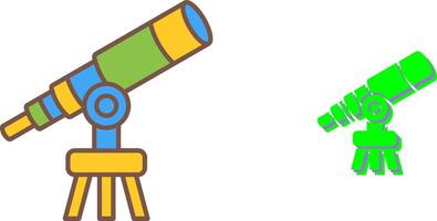 Telescope Icon Design vector