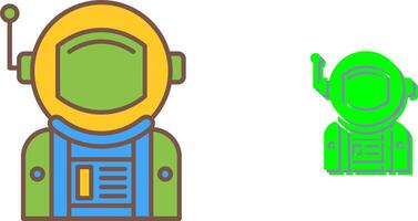 Astronaut Icon Design vector