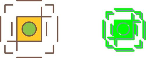 Crop Icon Design vector