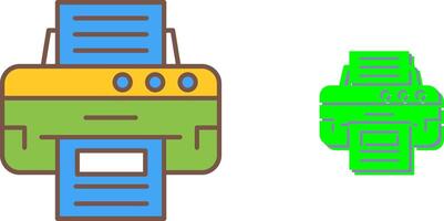Printer Icon Design vector