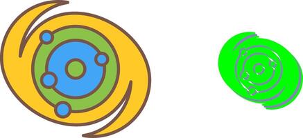 Galaxy Icon Design vector