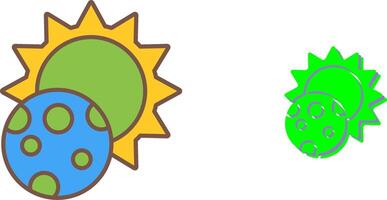 Eclipse Icon Design vector