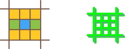 Square Layout Icon Design vector