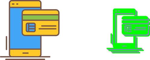 Cashless Payment Icon Design vector