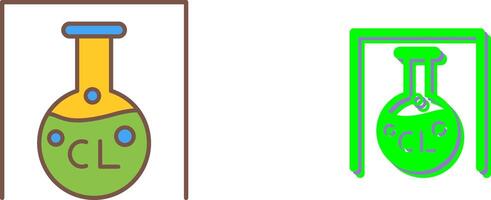 Flask Icon Design vector