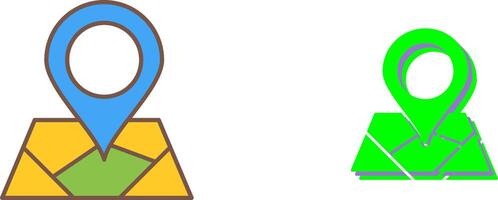 Map Icon Design vector