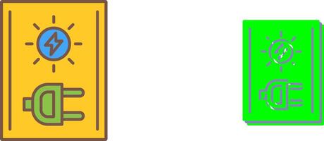 Electricity Icon Design vector
