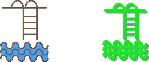 Swiming pool Icon Design vector