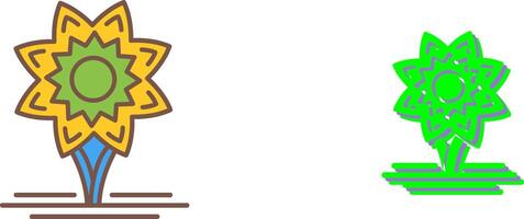 Daffodil Icon Design vector