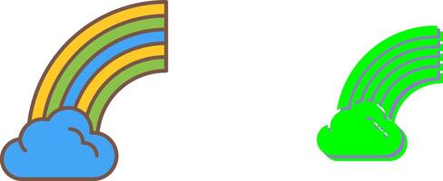 Rainbow Icon Design vector