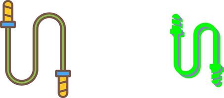 Jumping Rope Icon Design vector