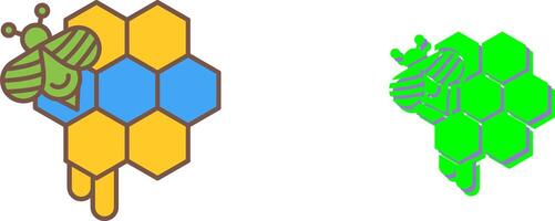 Honeycomb Icon Design vector