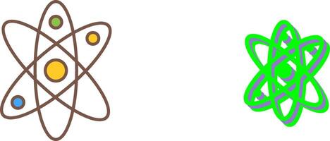 Atom Icon Design vector