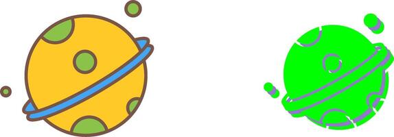 Planet Icon Design vector