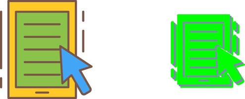 Ebook Icon Design vector