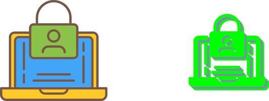 Authentication Icon Design vector