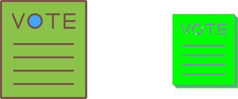 Vote Icon Design vector