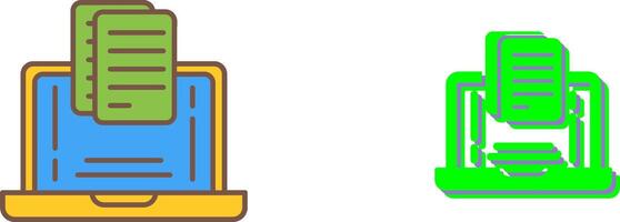 Document Icon Design vector