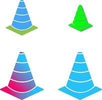 Unique Cone Icon Design vector