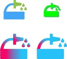 Unique Water Hose Icon Design vector