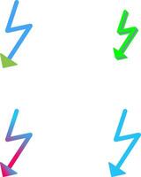 Unique Flash Icon Design vector