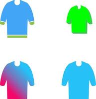 Casual Shirt Icon Design vector