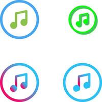 Music Player Icon Design vector