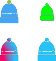 Warm Cap Icon Design vector