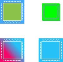 Unique Frame Icon Design vector