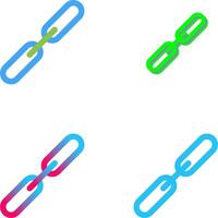 Link Building Icon Design vector