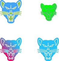 diseño de icono de lobo vector