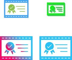 Unique Quality Assurance Icon Design vector