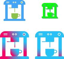 único café máquina icono diseño vector