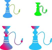 Unique Hookah Icon Design vector