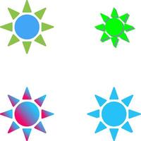 UV Radiation Icon Design vector