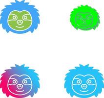 Sloth Icon Design vector