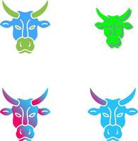 diseño de icono de vaca vector