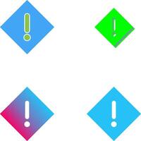 Warning Icon Design vector
