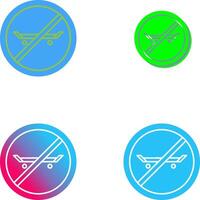 No Skating Icon Design vector