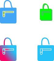 Handbag Icon Design vector