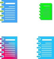 Notepad Icon Design vector