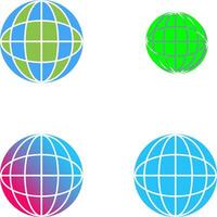 Globe Icon Design vector