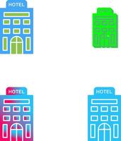 diseño de icono de hotel vector